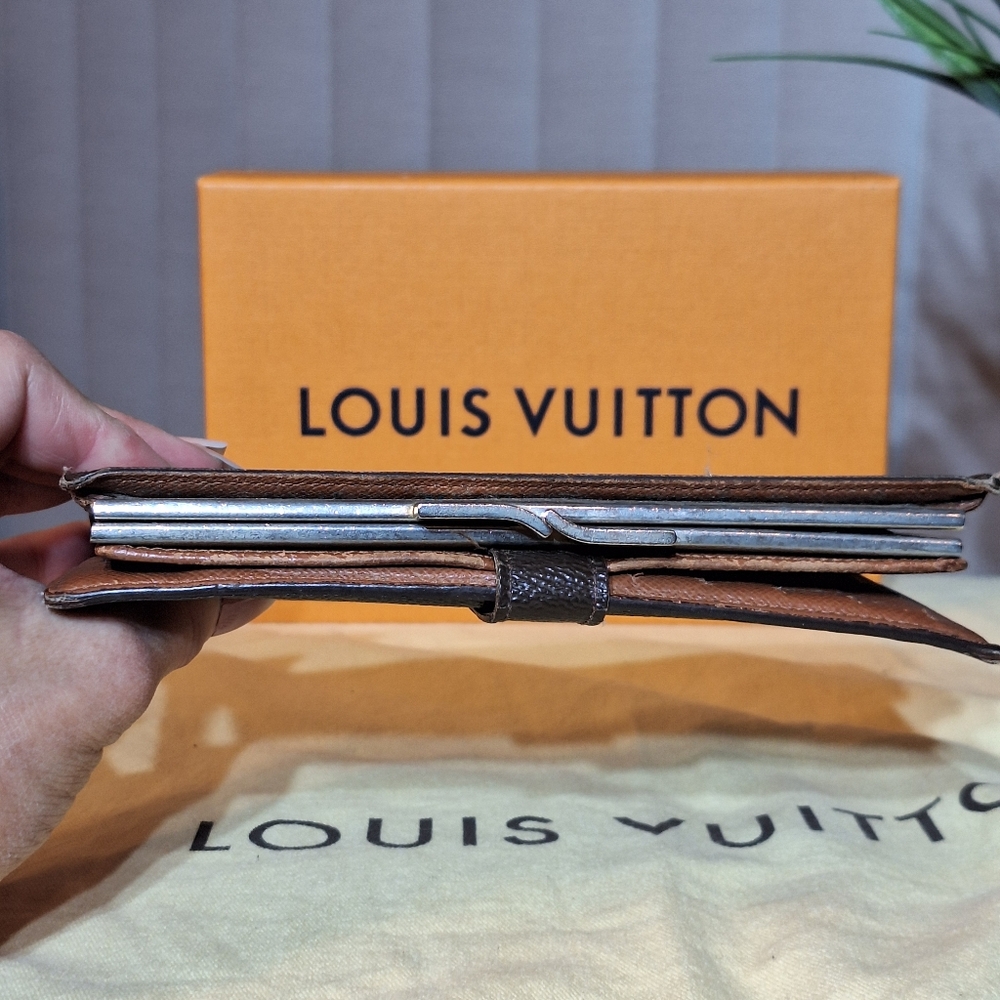 Rare Louis Vuitton Vintage Kisslock Long Wallet - Picture 14 of 14